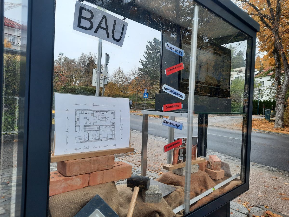 Schaufenster Bau